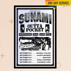 Sunami September 2025 Tour Poster